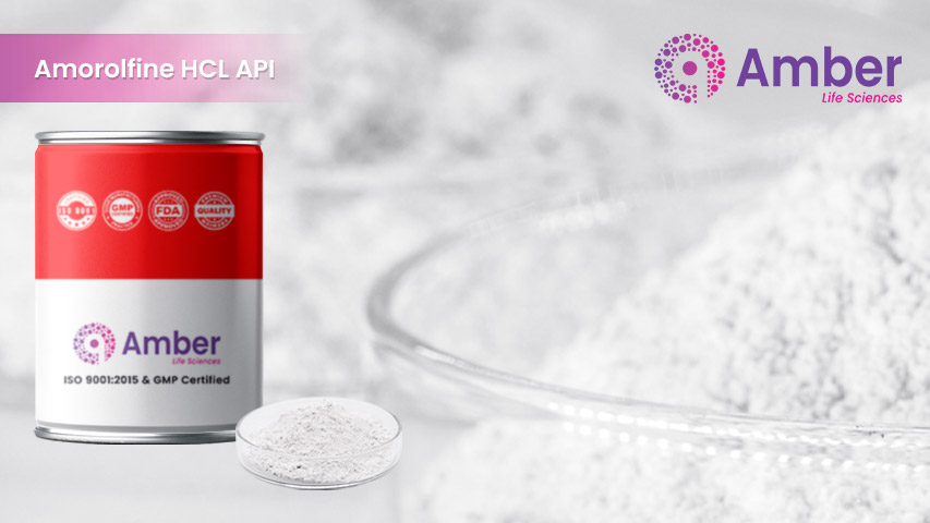 Amorolfine Hydrochloride API Manufacturer and Bulk Supplier in India from Amber Lifesciences